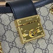 Gucci GG Supreme Padlock Small Bag in Black 9754062 - 2