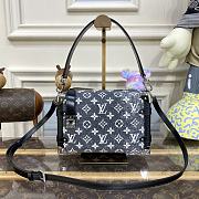 Louis Vuitton Side Trunk Cruise Black Denim Bag 21460 21x14x6cm - 1