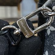 Louis Vuitton Side Trunk Cruise Black Denim Bag 21460 21x14x6cm - 2
