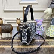 Louis Vuitton Side Trunk Cruise Black Denim Bag 21460 21x14x6cm - 3