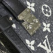 Louis Vuitton Side Trunk Cruise Black Denim Bag 21460 21x14x6cm - 5