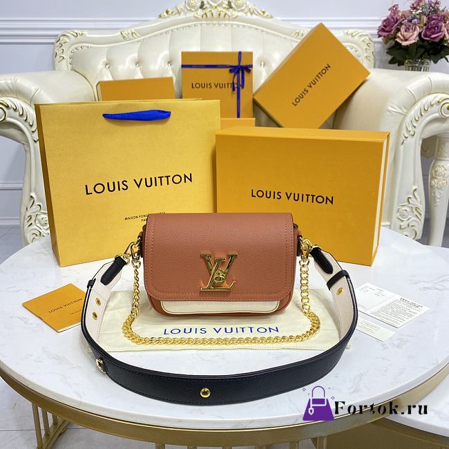 Louis Vuitton Lockme Tender Brown Bag M58555 19x13x8cm - 1