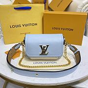 Louis Vuitton Lockme Tender Blue Bag M58555 19x13x8cm - 1