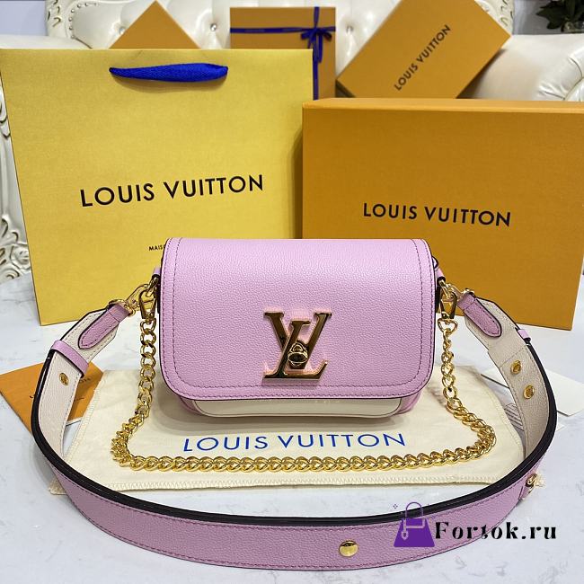 Louis Vuitton Lockme Tender Violet Bag M58555 19x13x8cm - 1