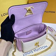 Louis Vuitton Lockme Tender Violet Bag M58555 19x13x8cm - 2