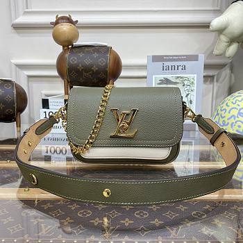 Louis Vuitton Lockme Tender Light Khakhi Bag M58555 19x13x8cm