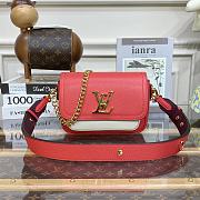 Louis Vuitton Lockme Tender Red Bag M58555 19x13x8cm - 1