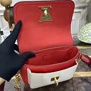 Louis Vuitton Lockme Tender Red Bag M58555 19x13x8cm - 5