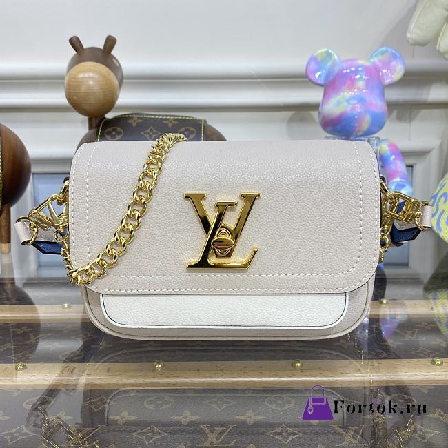 Louis Vuitton Lockme Tender White Bag M58555 19x13x8cm - 1