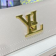 Louis Vuitton Lockme Tender White Bag M58555 19x13x8cm - 6