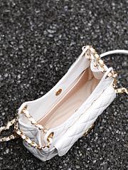 Chanel Hobo Medium Bag in White 22.5x21.5x7cm - 2