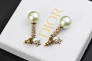 Dior 925 Silver Neddle Jadior earings - 2
