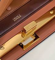 Fendi Peekaboo ISeeU Leather Bag in Brown 70193S-C 29×12×19cm - 2