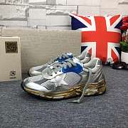 Golden Goose Dad Shoes in Silver Color  - 5