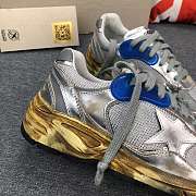 Golden Goose Dad Shoes in Silver Color  - 3