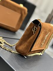 YSL Kate Bag in Brown 737128 22×14×5cm - 5