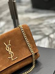 YSL Kate Bag in Brown 737128 22×14×5cm - 4