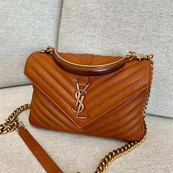 YSL College Chain Shoulder Bag 3927371000 24x16x6cm