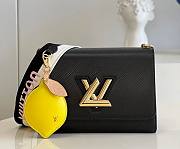 Louis Vuitton Twist MM Black Bag M20680 23x17x9.5cm - 1