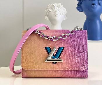 Louis Vuitton Twist MM Pink Bag M59894 23x17x9.5cm