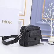 Dior Hit The Road CD Diamond Bag in Black 20.5x15x7cm - 6