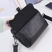 Dior Hit The Road CD Diamond Bag in Black 20.5x15x7cm - 4