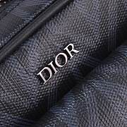 Dior Hit The Road CD Diamond Bag in Black 20.5x15x7cm - 3