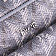 Dior Hit The Road CD Diamond Bag in Grey 26x21x8cm - 3