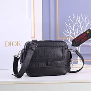 Dior Hit The Road CD Diamond Bag in Black 26x21x8cm  - 1