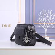 Dior Hit The Road CD Diamond Bag in Black 26x21x8cm  - 4