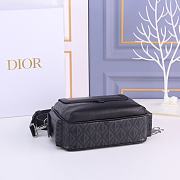 Dior Hit The Road CD Diamond Bag in Black 26x21x8cm  - 3