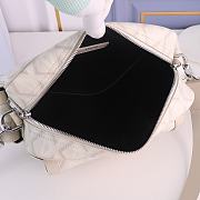 Dior Hit The Road CD Diamond Bag in Beige 26x21x8cm  - 4