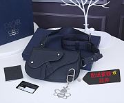 Dior Saddle Men's Bag In Black 24x17.5x3cm - 1