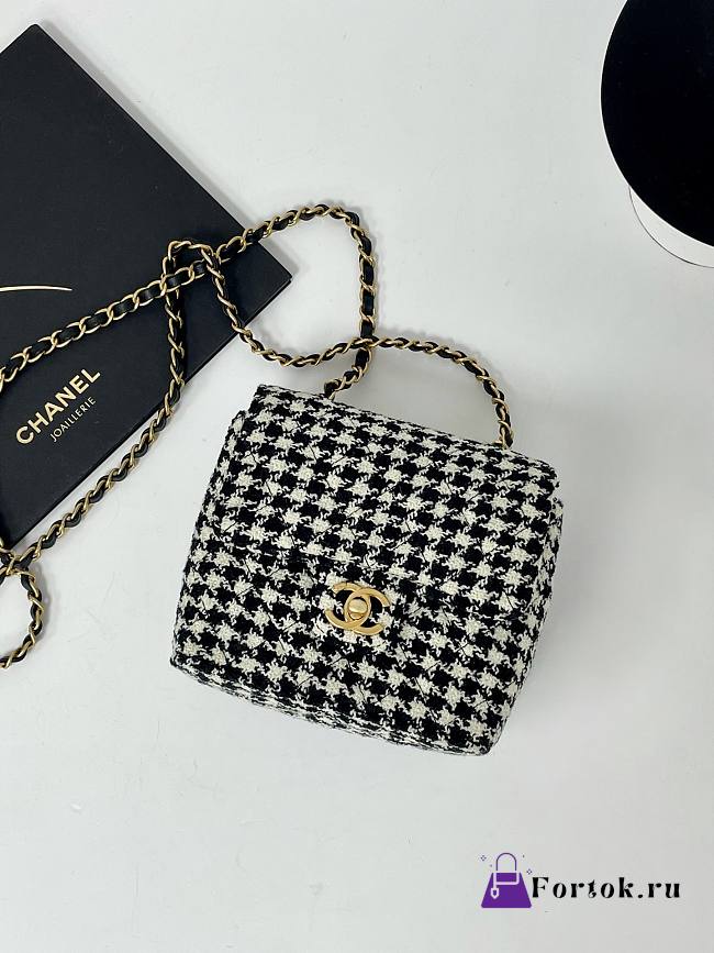 Chanel Small Tweed Ribbon Bag - 1