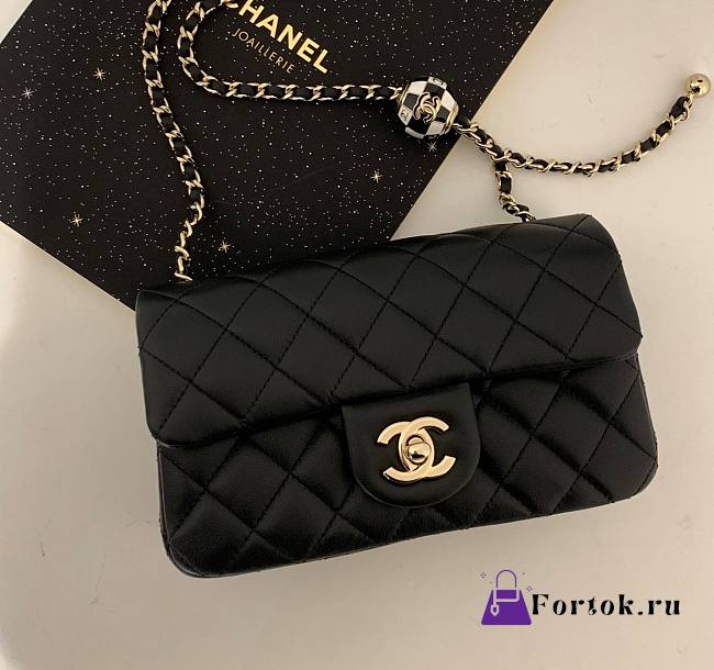 Chanel 23C Lambskin Flap Bag 18x13x7cm - 1