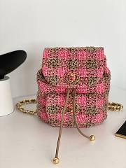 Chanel 22K Duma Wool Backpack 24x21x10cm - 1