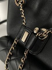 Chanel 23C DumA Black Backpack 23x21.5x13cm - 3