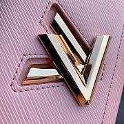 Louis Vuitton Twist MM Pink Bag M21025 23x17x9.5cm - 4