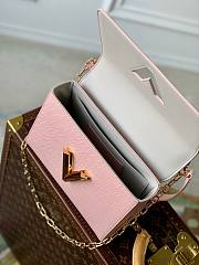 Louis Vuitton Twist MM Pink Bag M21025 23x17x9.5cm - 3