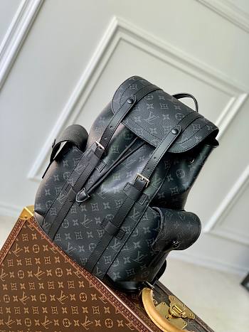 Louis Vuitton Christopher Monogram Eclipse Black Backpack M46247