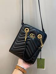 Gucci GG Marmont Mini Tote Bag in Black 696123 - 2