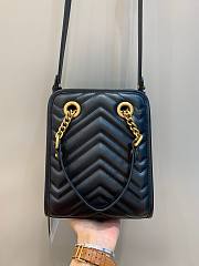 Gucci GG Marmont Mini Tote Bag in Black 696123 - 3