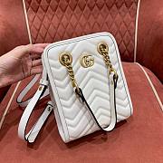 Gucci GG Marmont Mini Tote Bag in White 696123 - 1