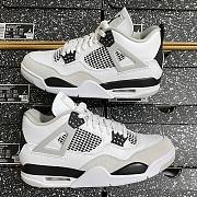Nike Air Jordan 4 Retro GS 'Military Black' Shoes - 1