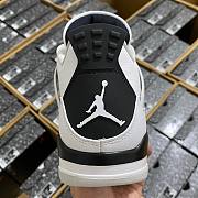 Nike Air Jordan 4 Retro GS 'Military Black' Shoes - 2