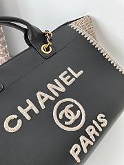 Chanel Fabric Deauville Bag in Black A9274903401 - 2