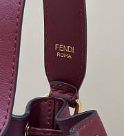 Fendi Mon Tresor Straw Bag in Red 8278 - 3