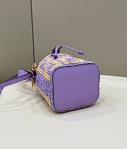 Fendi Mon Tresor Violet Straw Bag in Violet 8278 - 2