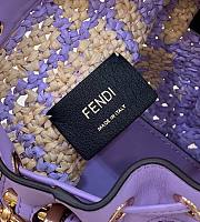 Fendi Mon Tresor Violet Straw Bag in Violet 8278 - 5