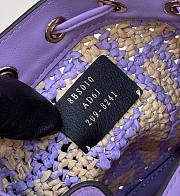 Fendi Mon Tresor Violet Straw Bag in Violet 8278 - 4